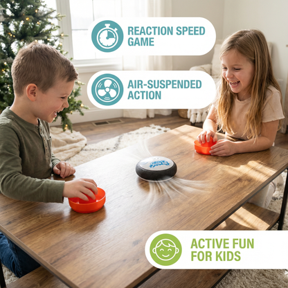 Mini Air Hockey Table Game for Kids – Reaction Game with Pucks