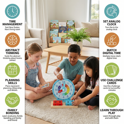 Educational Montessori Time Learning Toy