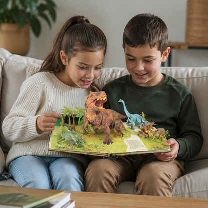 Interactive 3D Pop-Up Dinosaur Encyclopedia