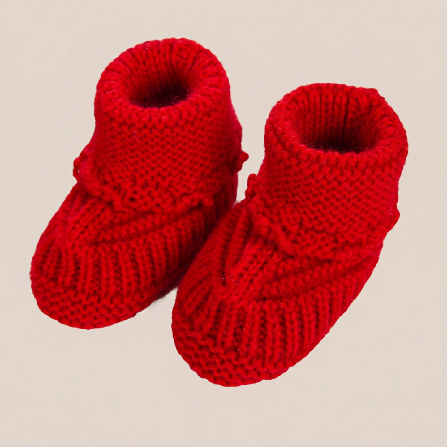 Cable Knit Slip-On Booties