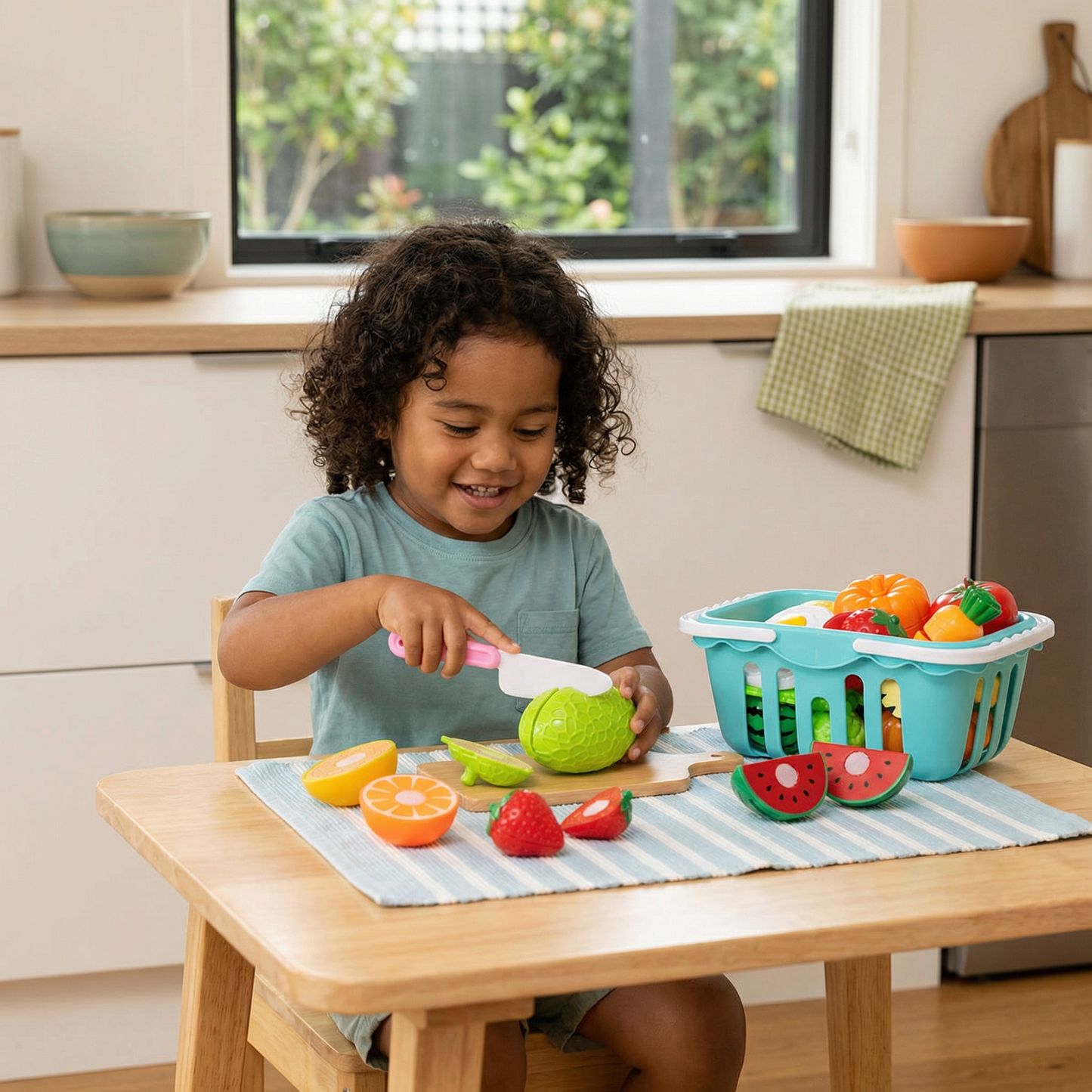 Fruit and Vegetable Cutting Play Set
