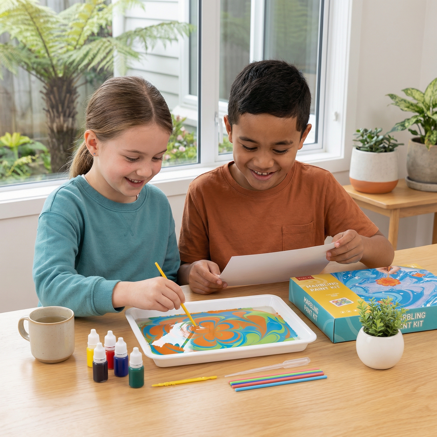 Creative Marble Watercolor Play Set