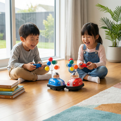 Autoscooter Toy Cars with Slingshot Function