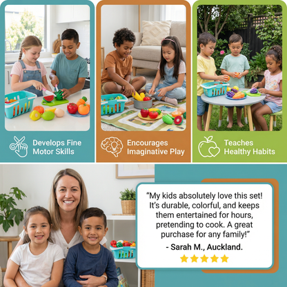 Fruit and Vegetable Cutting Play Set