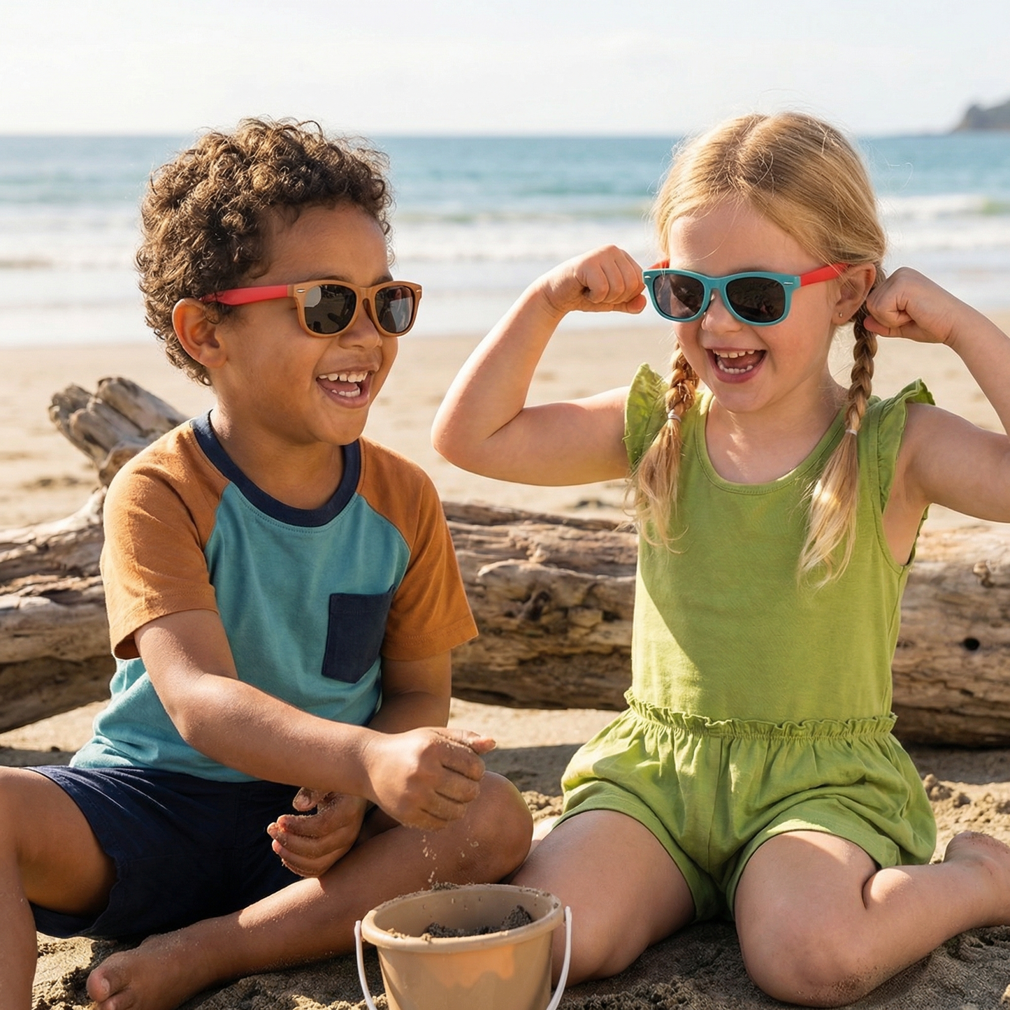 Kids Flex Sunglasses with Flexible and Durable Frame