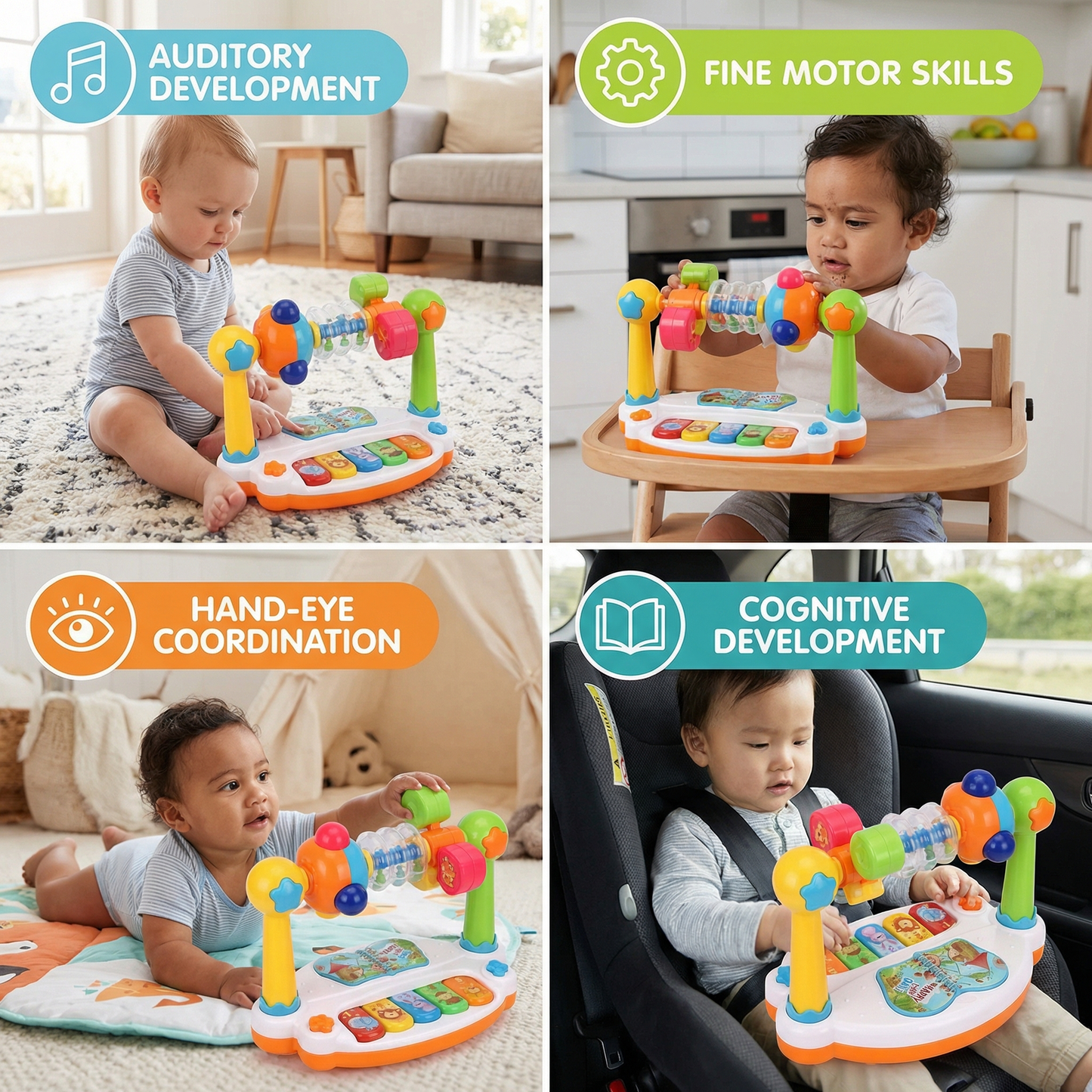Musical 5-in-1 Learning Toy for Babies