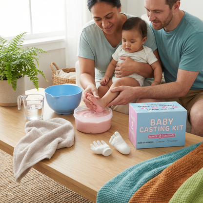 Baby Hand & Footprint Set – Keepsake Set for Newborns & Parents