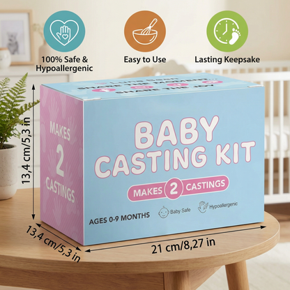 Baby Hand & Footprint Set – Keepsake Set for Newborns & Parents