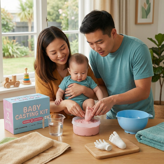 Baby Hand & Footprint Set – Keepsake Set for Newborns & Parents