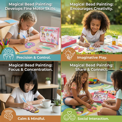 Magical Bead Painting – DIY Kit for Kids