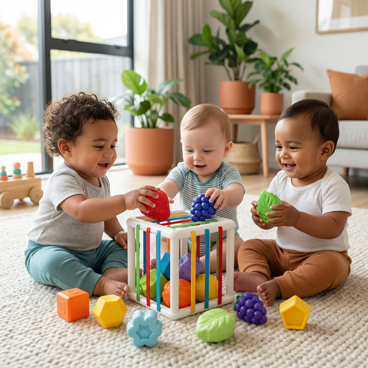 Montessori Shape Box – Sorting & Motor Skills Game