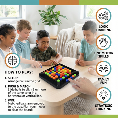 Color Match Logic Game – Interactive Ball Thinking Game for Kids & Adults