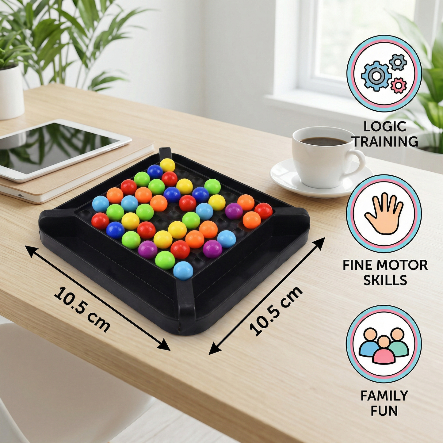 Color Match Logic Game – Interactive Ball Thinking Game for Kids & Adults