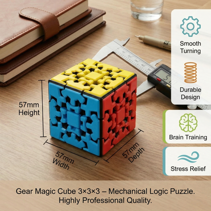 Gear Magic Cube 3×3×3 – Mechanical Logic Puzzle