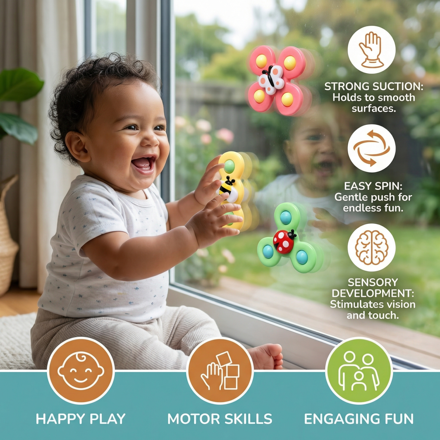 Fun Children's Carousel Toy 3-Piece Set
