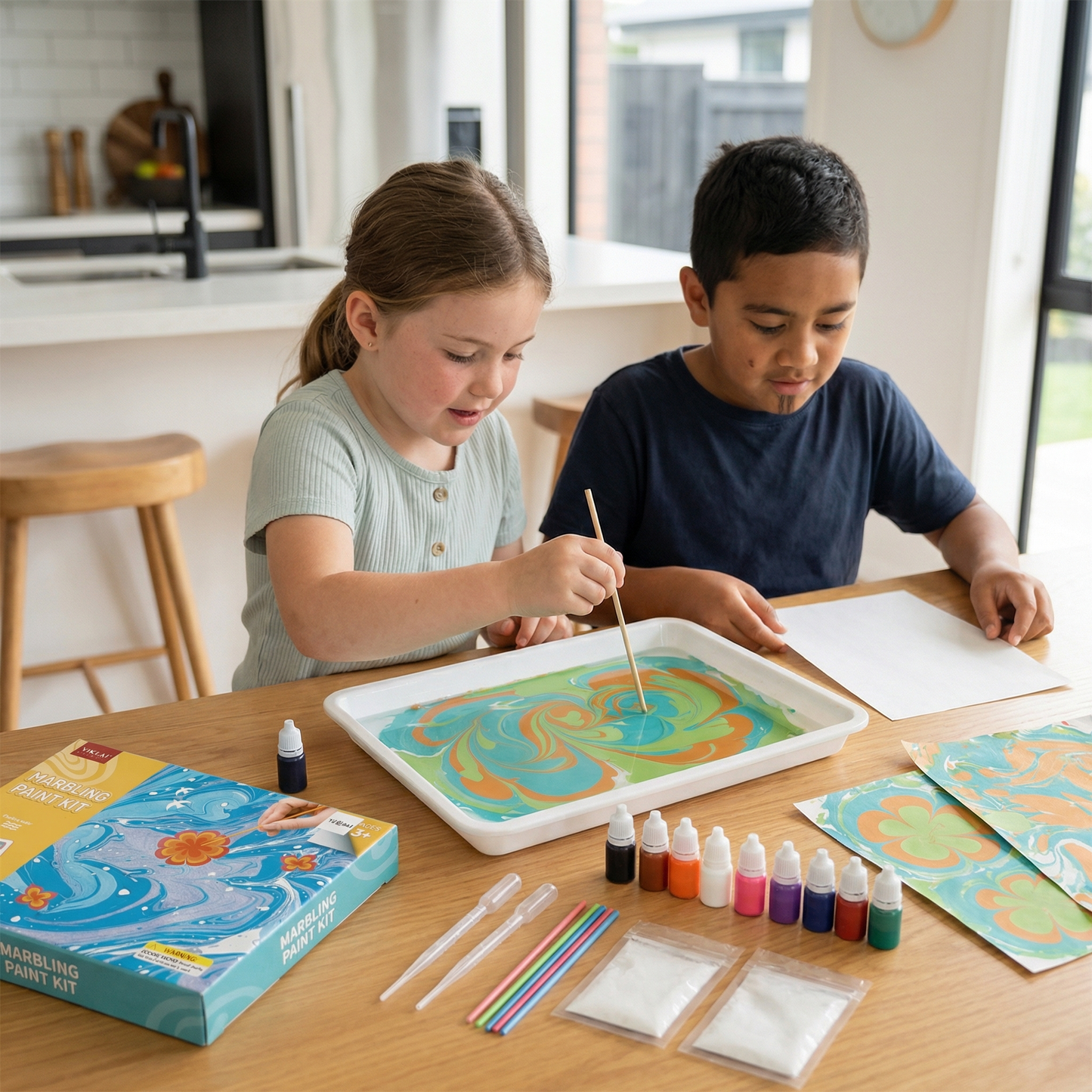 Creative Marble Watercolor Play Set