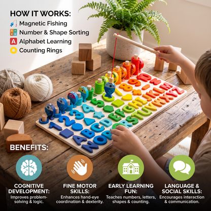 Skill Development – Montessori Wooden Activity Board