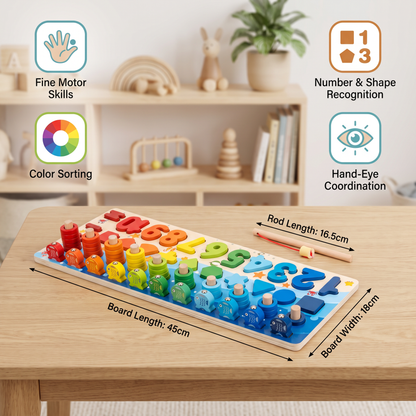 Skill Development – Montessori Wooden Activity Board