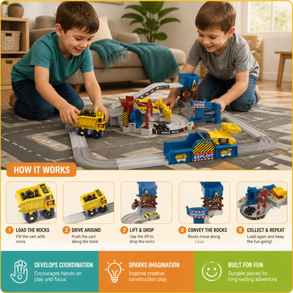 Interactive Electric Quarry Adventure Train Set