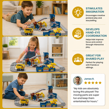 Interactive Electric Quarry Adventure Train Set