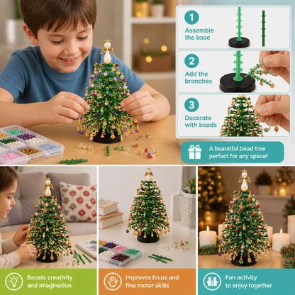 DIY Crystal Beaded Christmas Tree Craft Kit