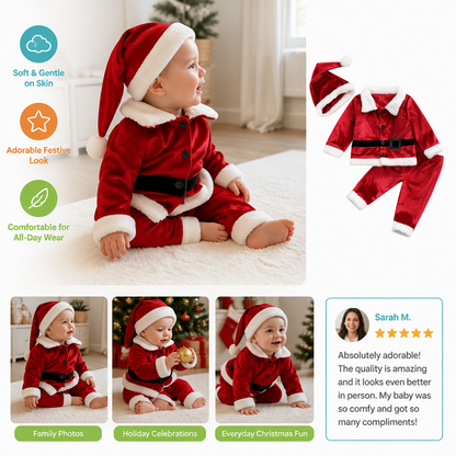 Baby & Toddler Santa Costume Set