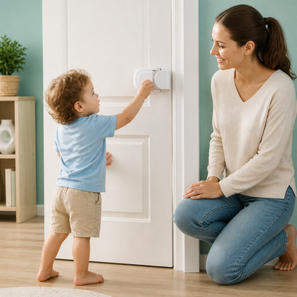 No-Drill Child Safety Door Lock