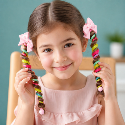 Cute Kids Spiral Hair Tie Set