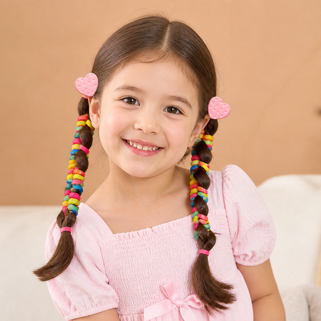 Cute Kids Spiral Hair Tie Set