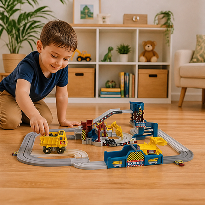 Interactive Electric Quarry Adventure Train Set