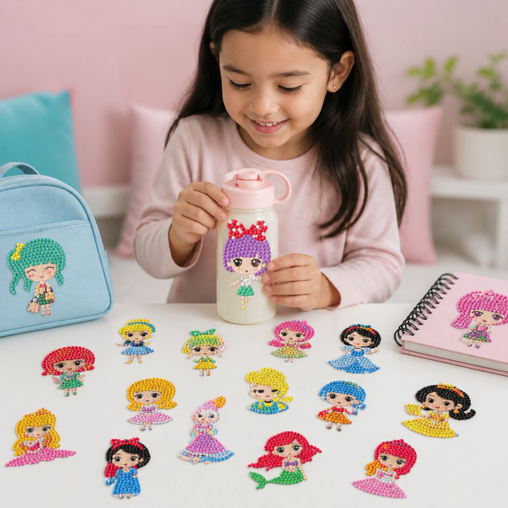 DIY Diamond Art Sticker Craft Kit for Kids