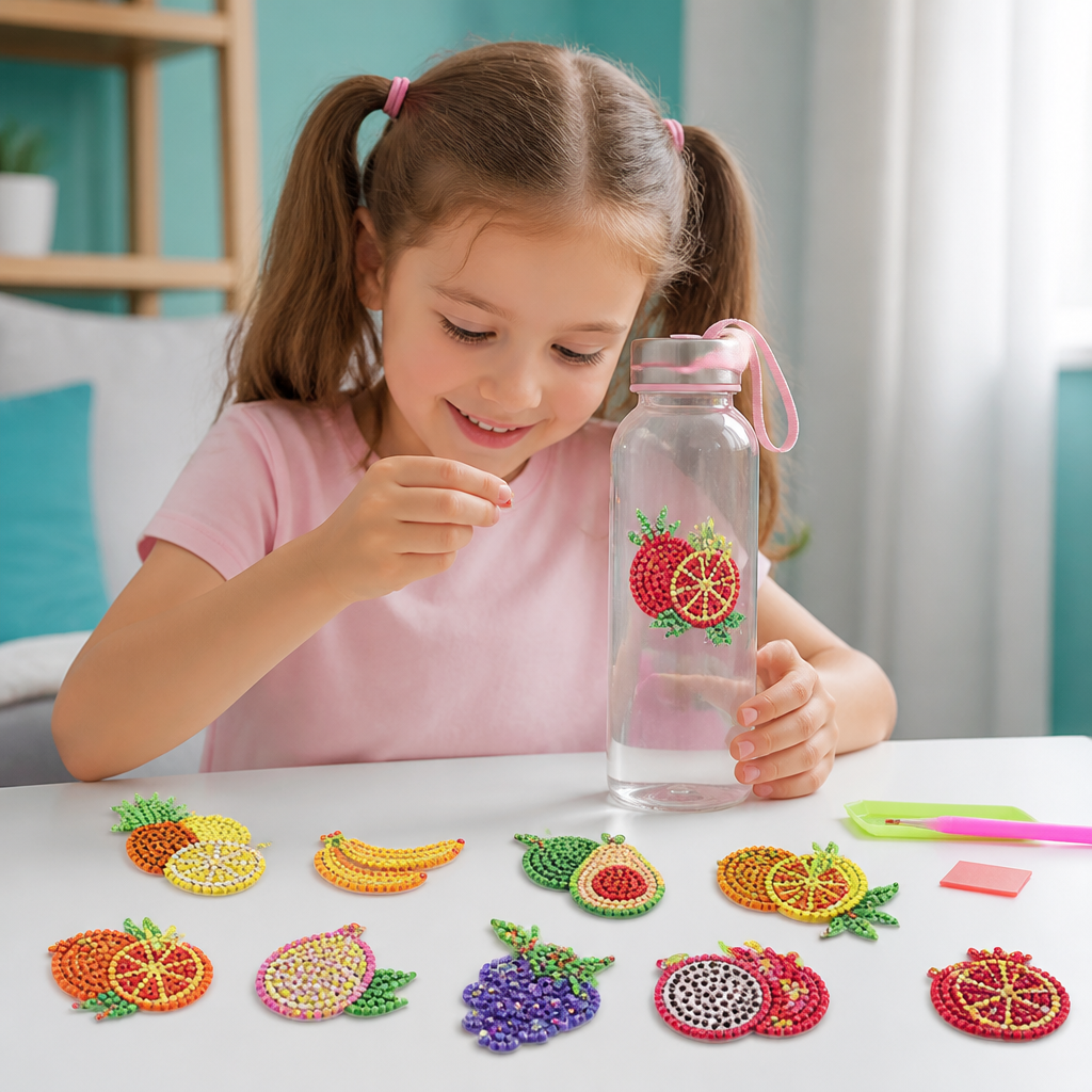 DIY Diamond Art Sticker Craft Kit for Kids
