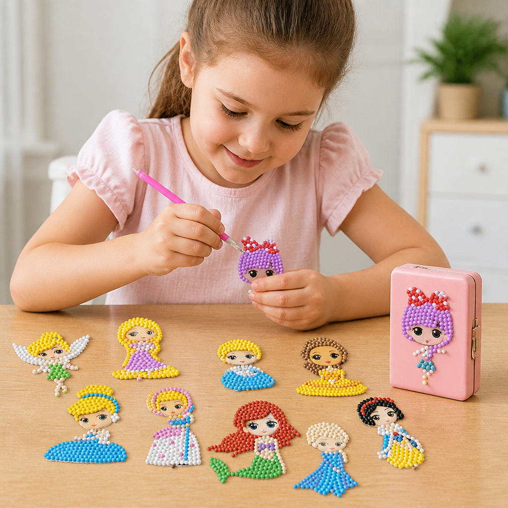 DIY Diamond Art Sticker Craft Kit for Kids