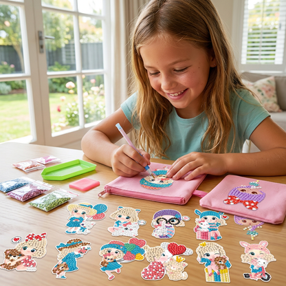 DIY Diamond Art Sticker Craft Kit for Kids