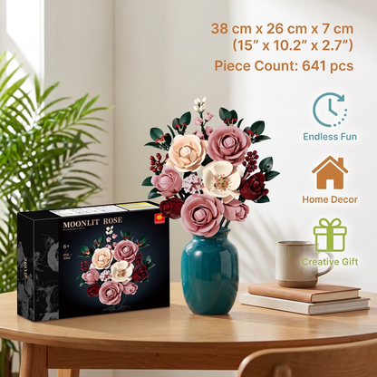 Flower Building Block Bouquet Set