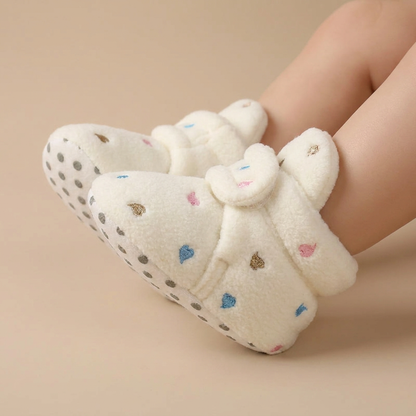 Printed Fleece Velcro Booties