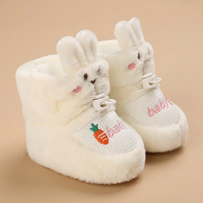 Bunny Ears Paw Print Booties