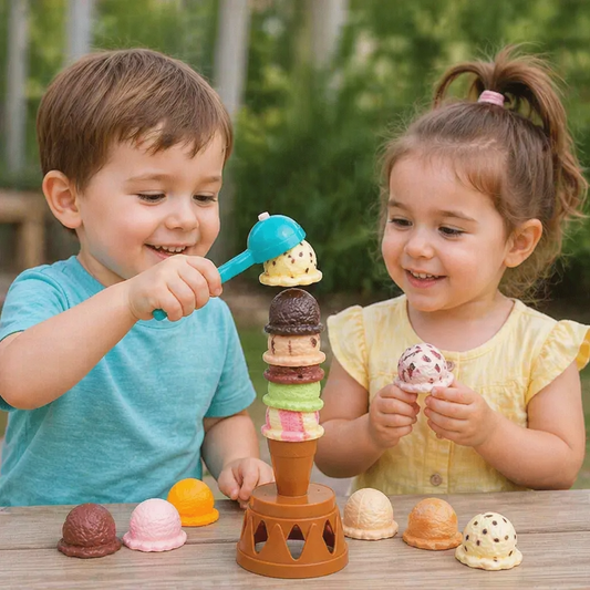 Creative Ice Cream Stacking Game – Fun Balance Game for Kids, Builds Dexterity & Encourages Playful Learning