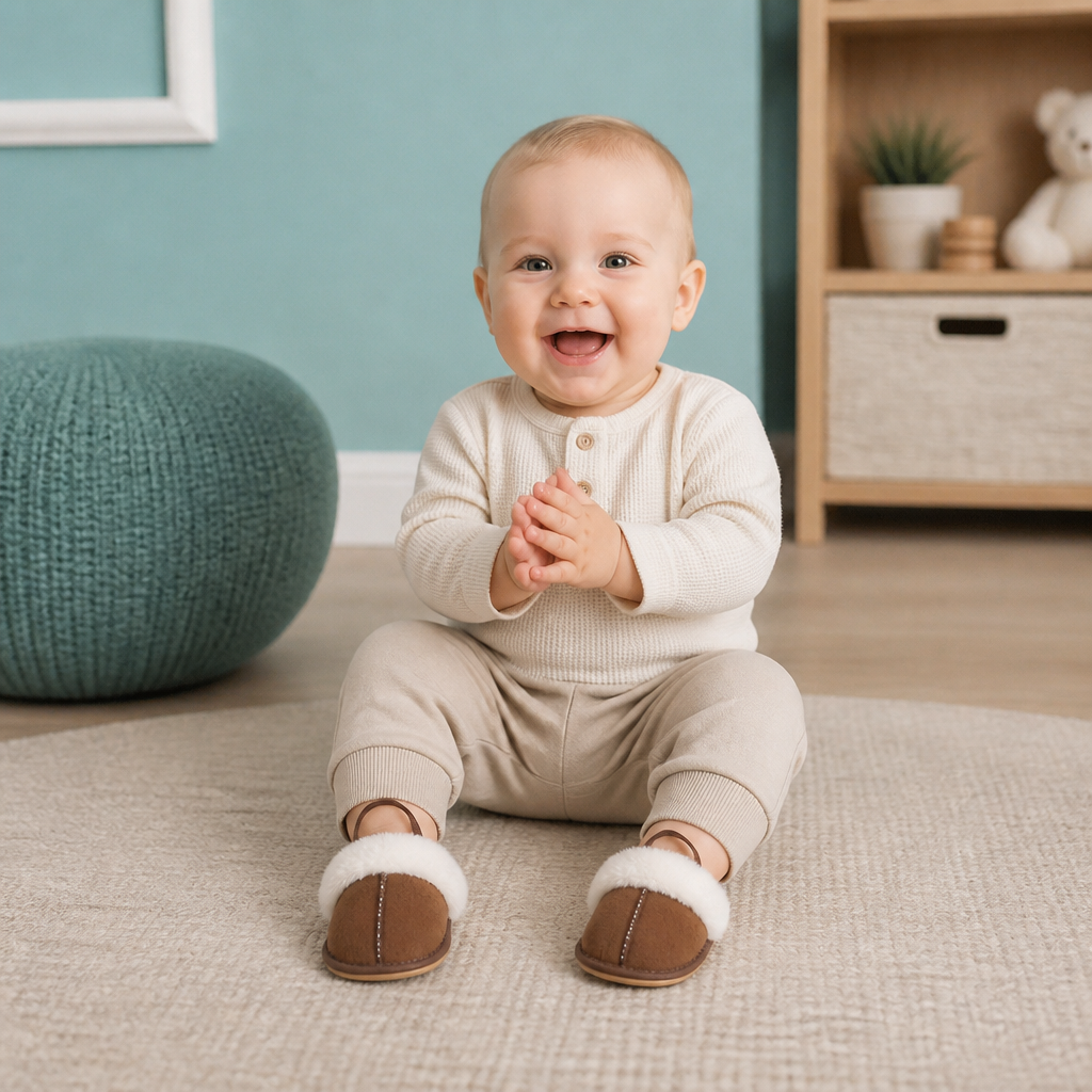 Cozy Baby Non-Slip Shoes with Soft Sole for Indoor & Outdoor Use