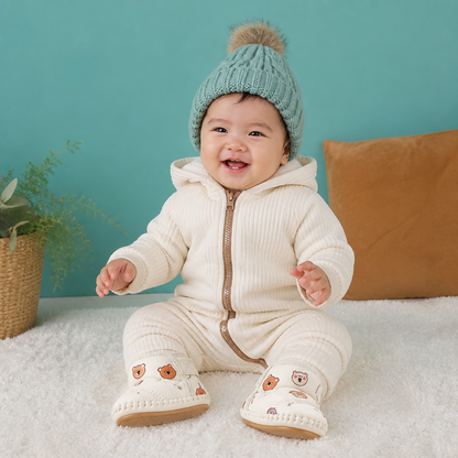 Warm Baby Winter Boots – Soft-Soled Lined Shoes for Babies & Toddlers