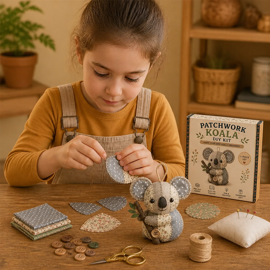 DIY Animal Sewing Kit – Handmade Fabric Ornament Craft Set