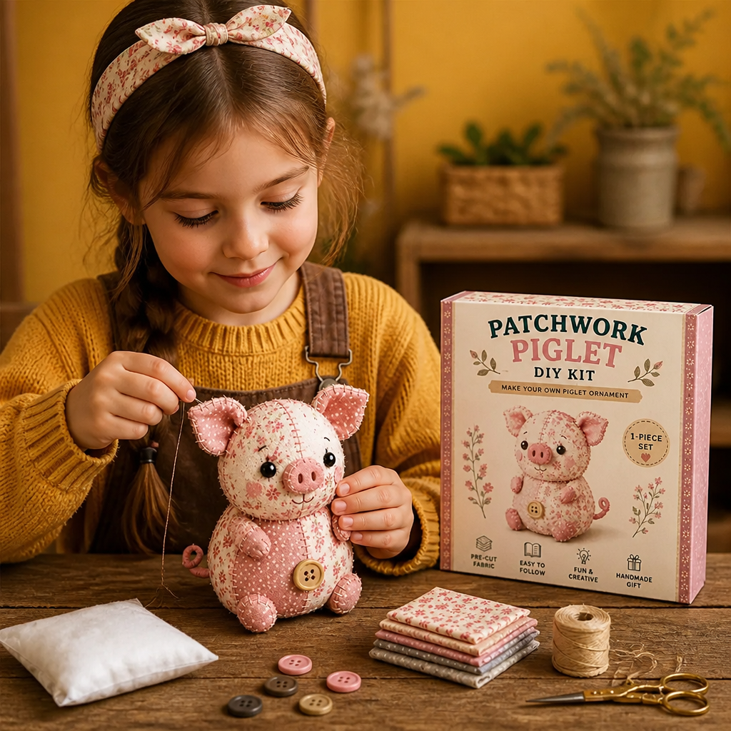 DIY Animal Sewing Kit – Handmade Fabric Ornament Craft Set