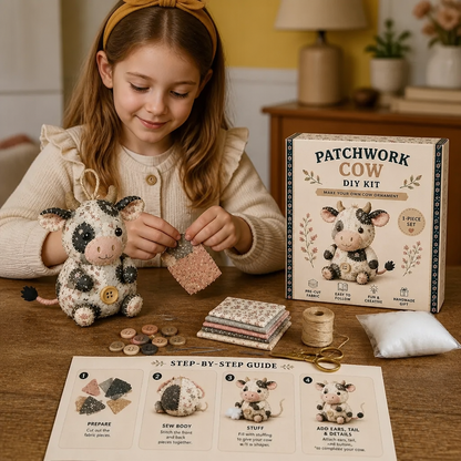 DIY Animal Sewing Kit – Handmade Fabric Ornament Craft Set