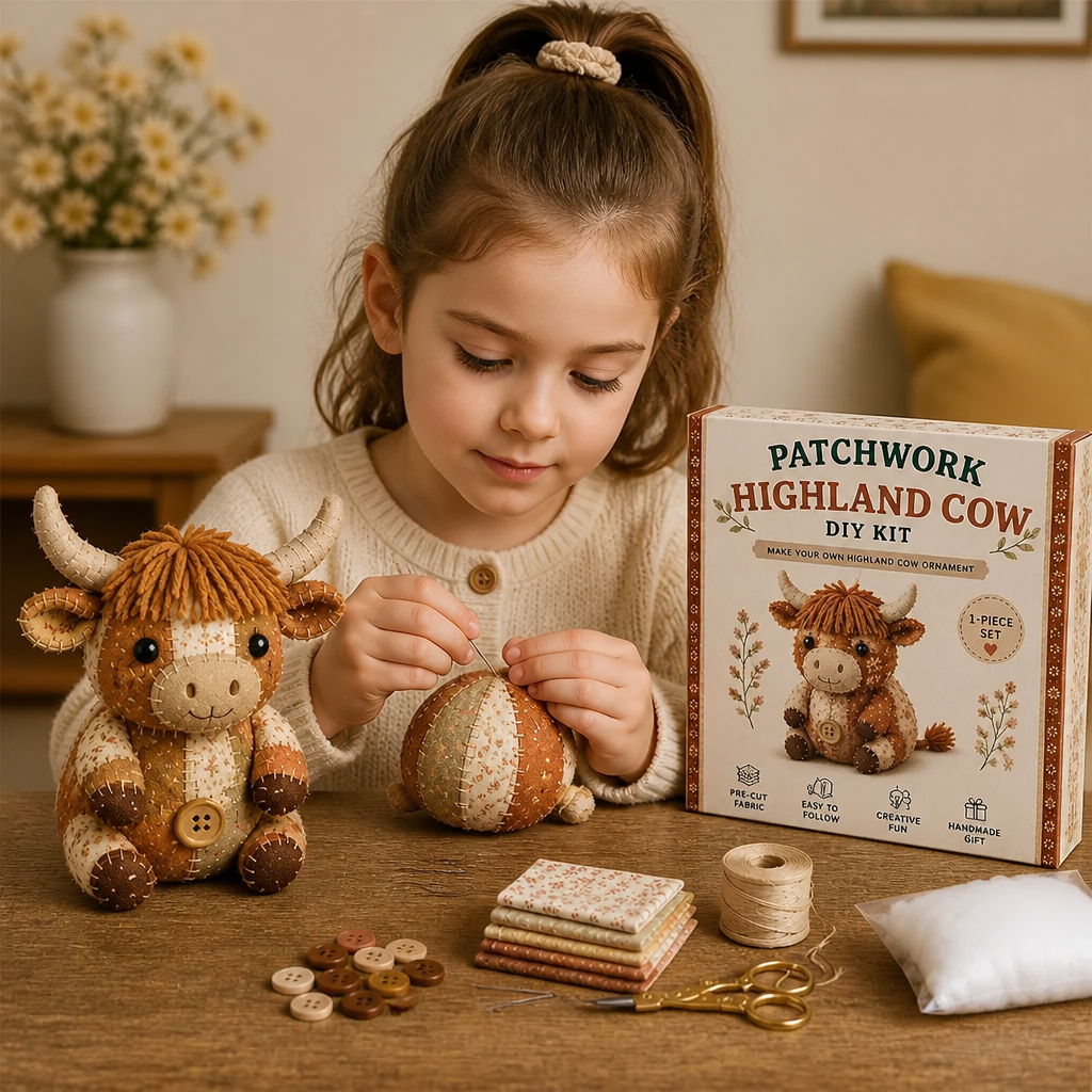 DIY Animal Sewing Kit – Handmade Fabric Ornament Craft Set