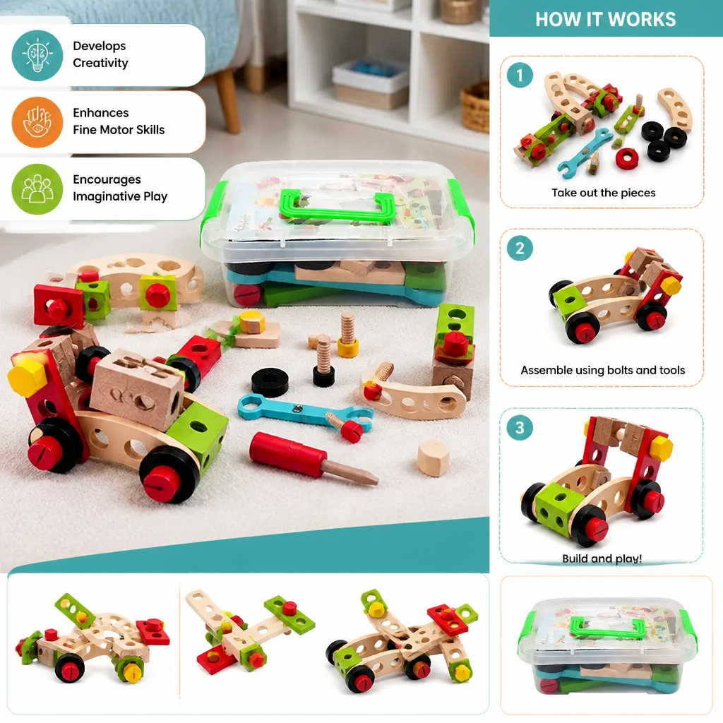 Homemade Fun - Toolbox Playset