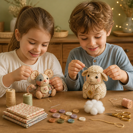 DIY Animal Sewing Kit – Handmade Fabric Ornament Craft Set