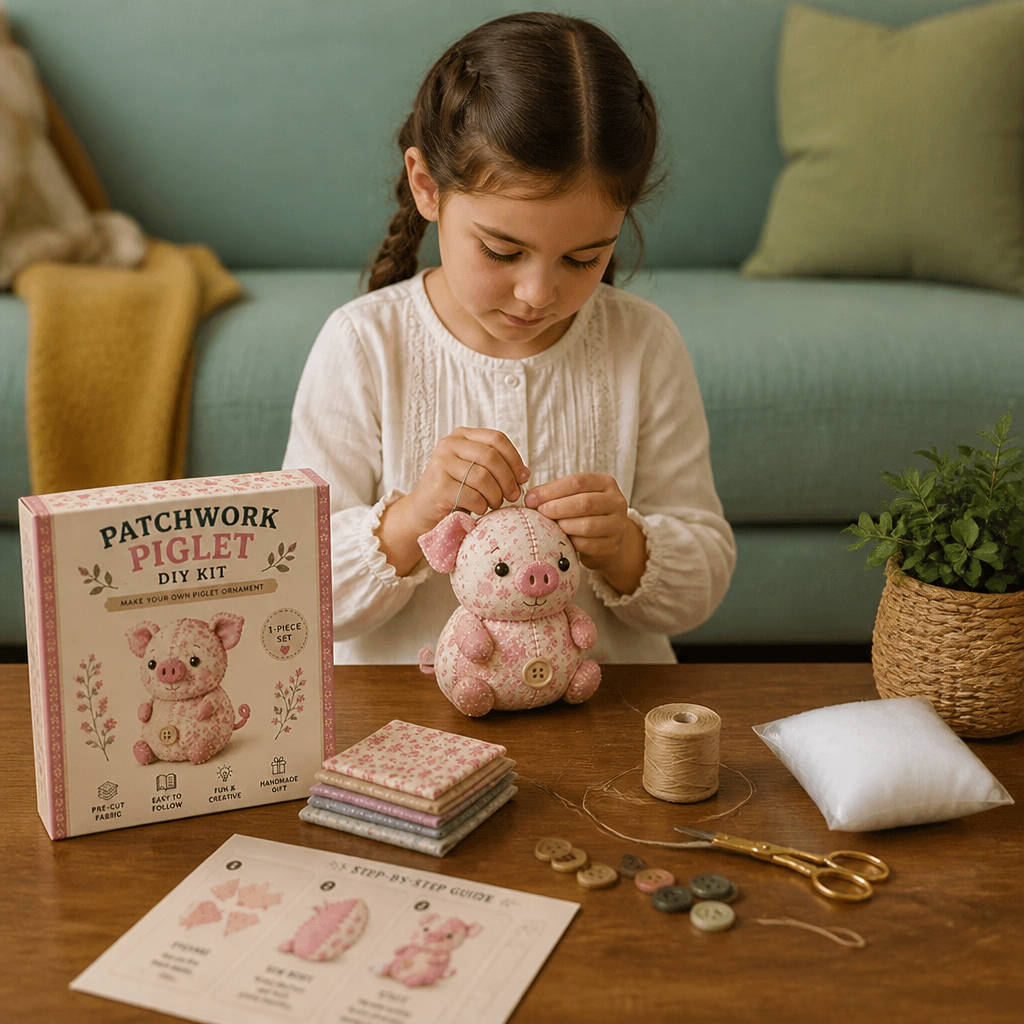 DIY Animal Sewing Kit – Handmade Fabric Ornament Craft Set
