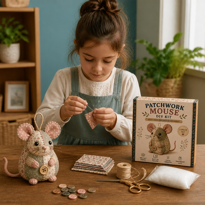 DIY Animal Sewing Kit – Handmade Fabric Ornament Craft Set