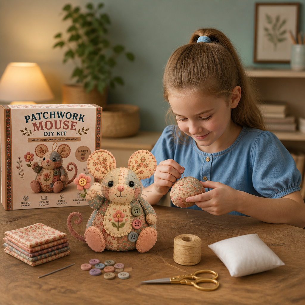 DIY Animal Sewing Kit – Handmade Fabric Ornament Craft Set