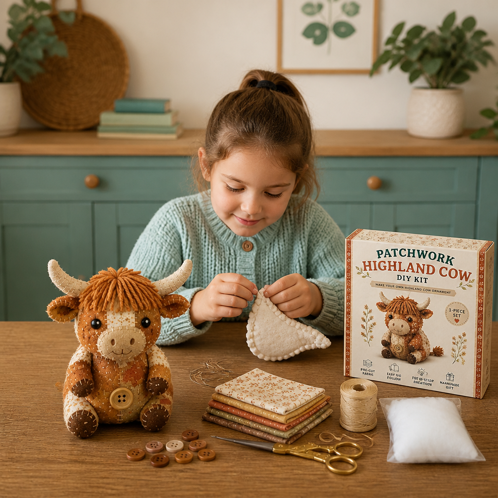 DIY Animal Sewing Kit – Handmade Fabric Ornament Craft Set